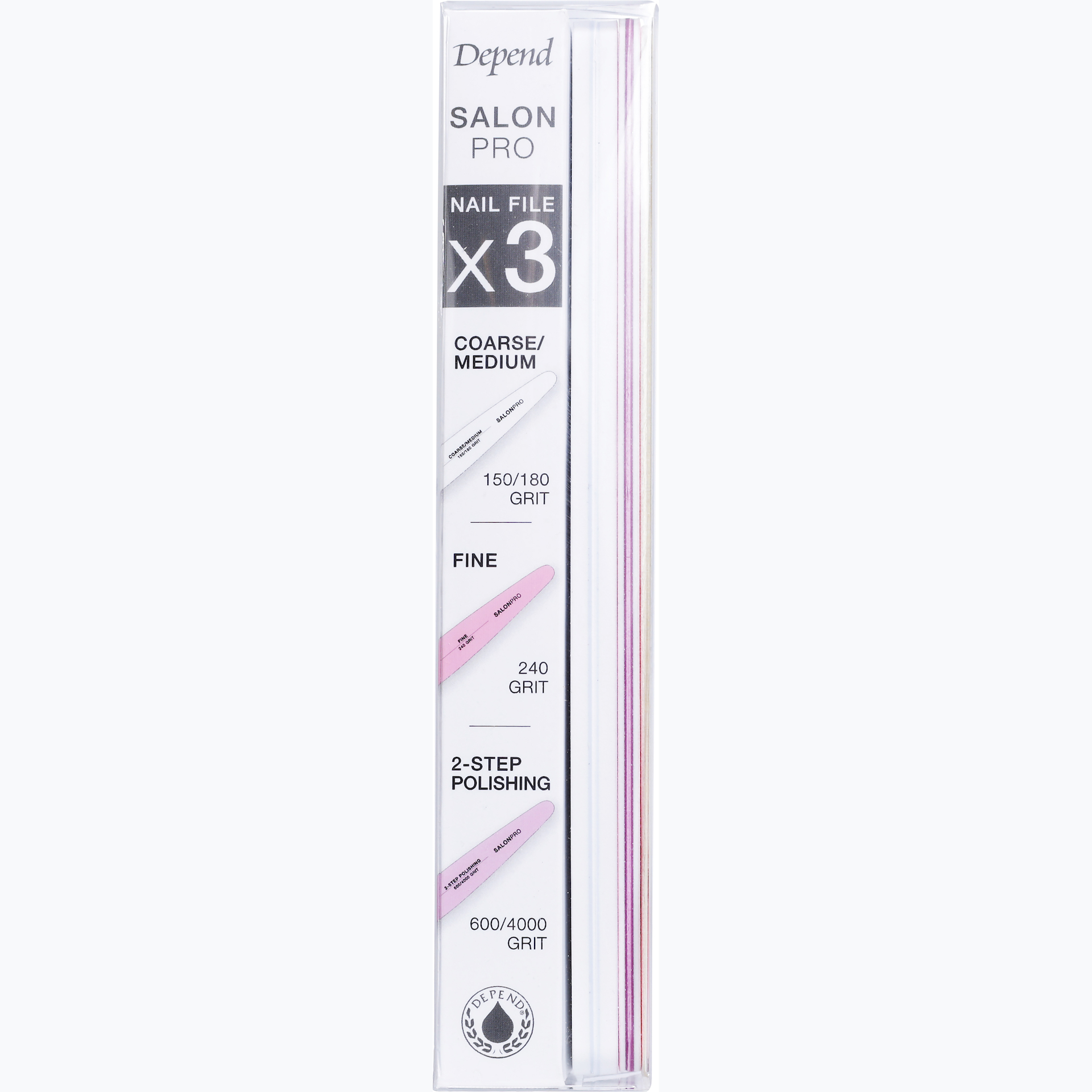 Kit de pile de unghii SalonPro X3 - Depend