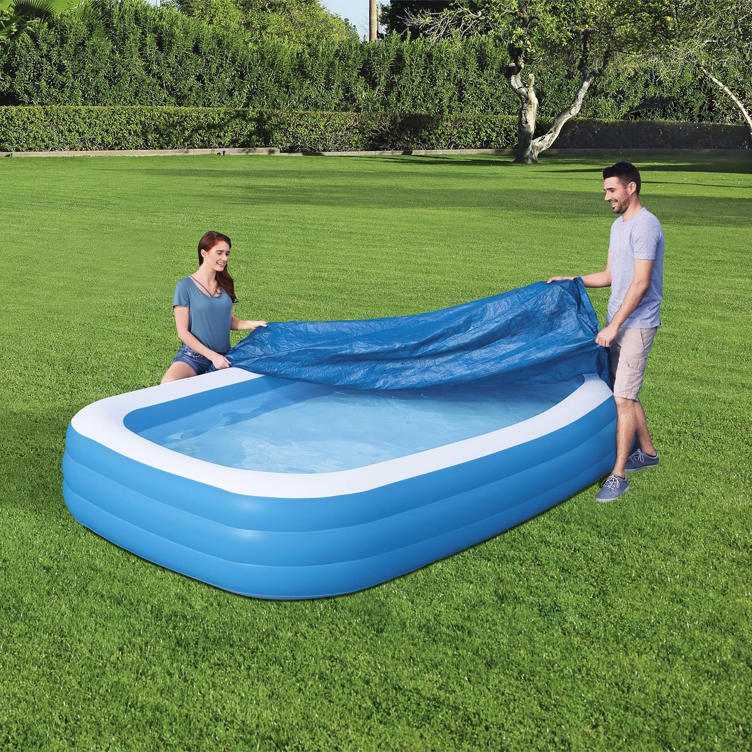 Couverture de piscine Bestway Flowclear 305 cm