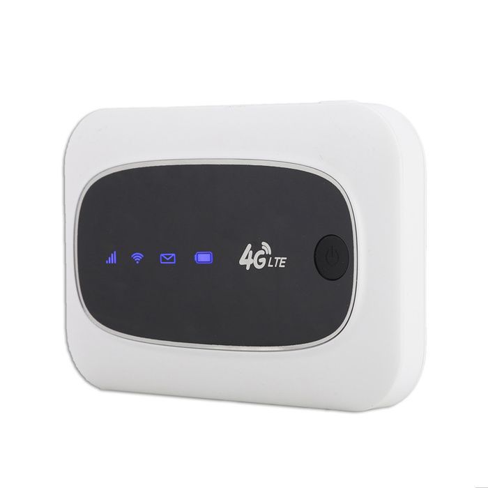 Routeur mobile sans fil 4G WiFi, point d'accès portable pour l'Europe et l'Asie (noir) Label