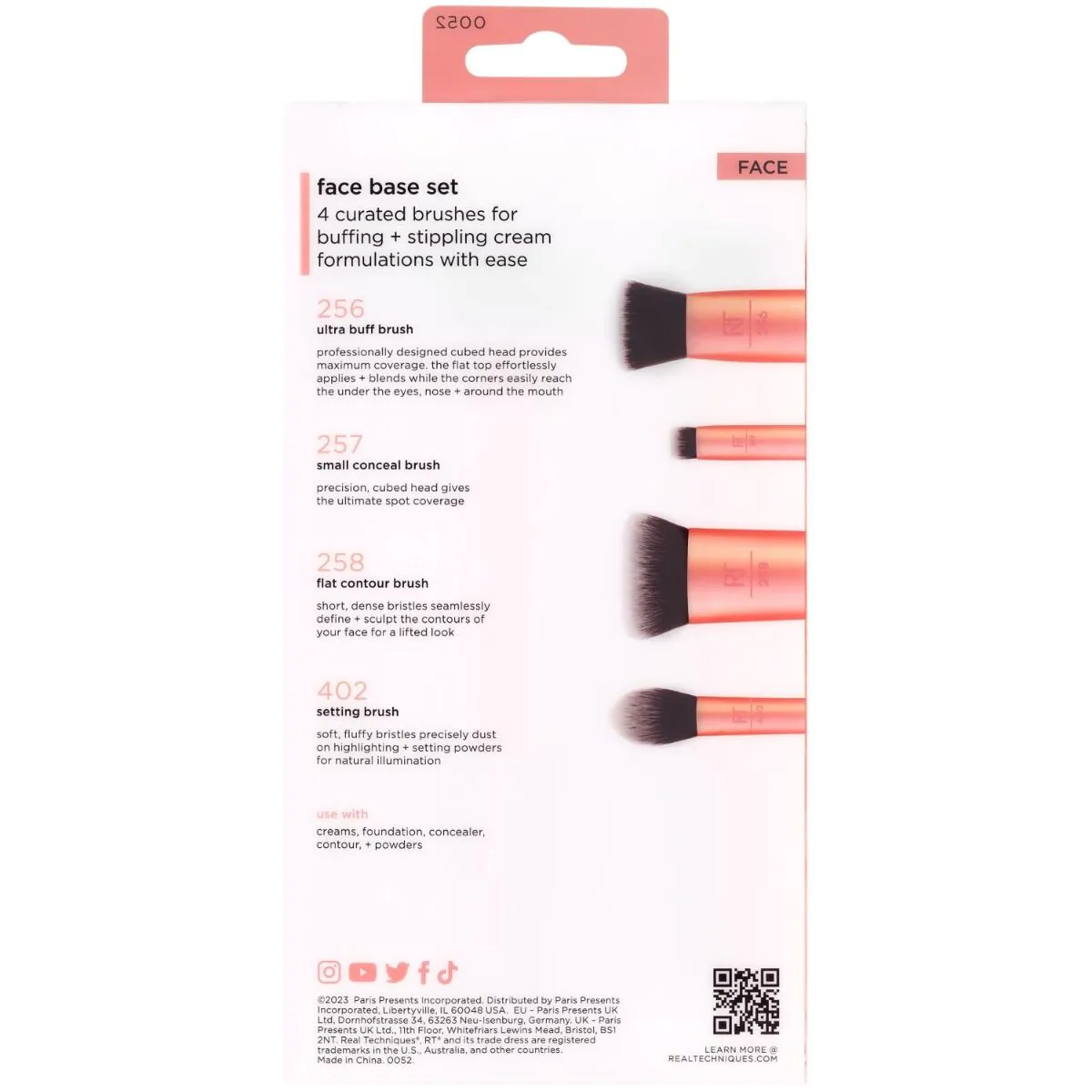 Real Techniques Zestaw pędzli Flawless Base Set 2.0