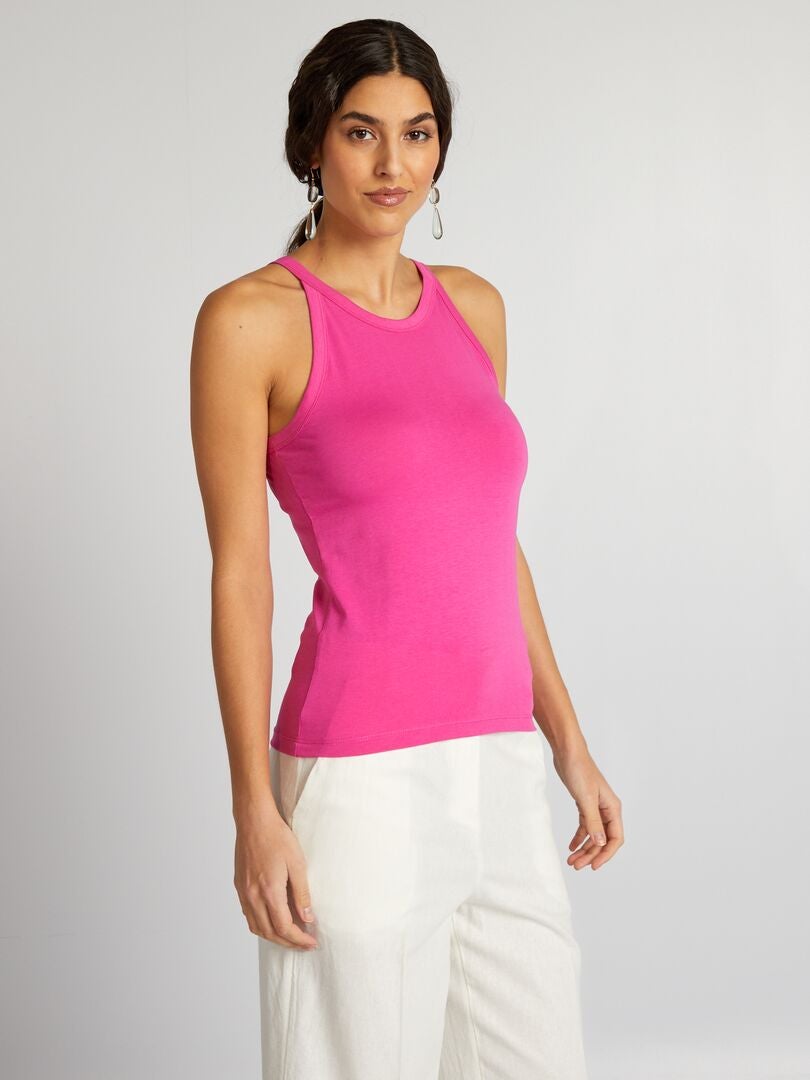 Stretch tanktop - ROZE
