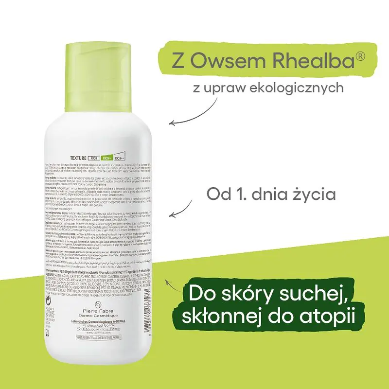 A-Derma Exomega Control Krem emolient, 400 ml