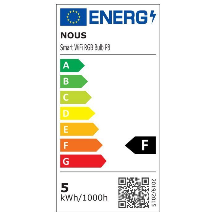 Ampoule GU10 intelligente RGB WiFi Tuya - NOUS-P8 - NOUS