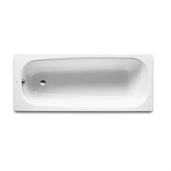 ROCA Contesa 1500 mm steel bathtub, white. Tub only. 1 pre-drilled hole D35 mm ref A2360K6000