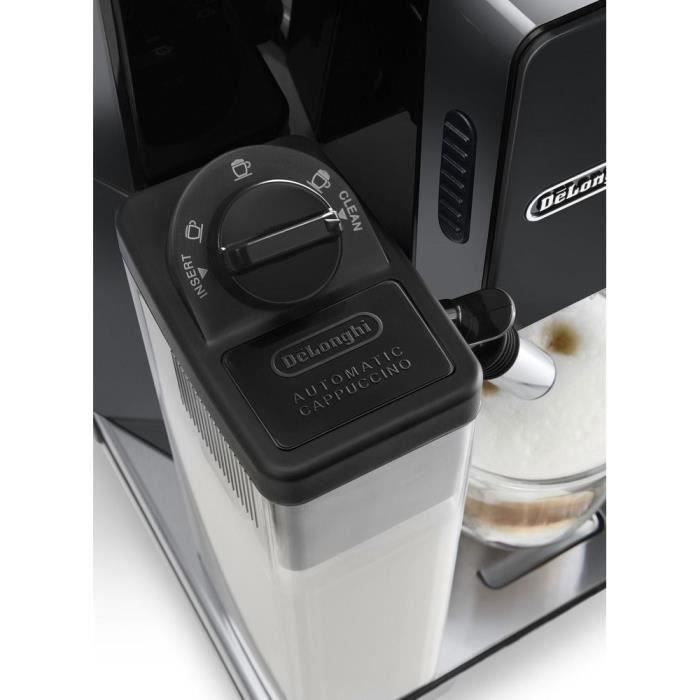 Cafetera con molinillo - DELONGHI - ECAM 44.660.B - 1450 W - 400 g de granos - Negra