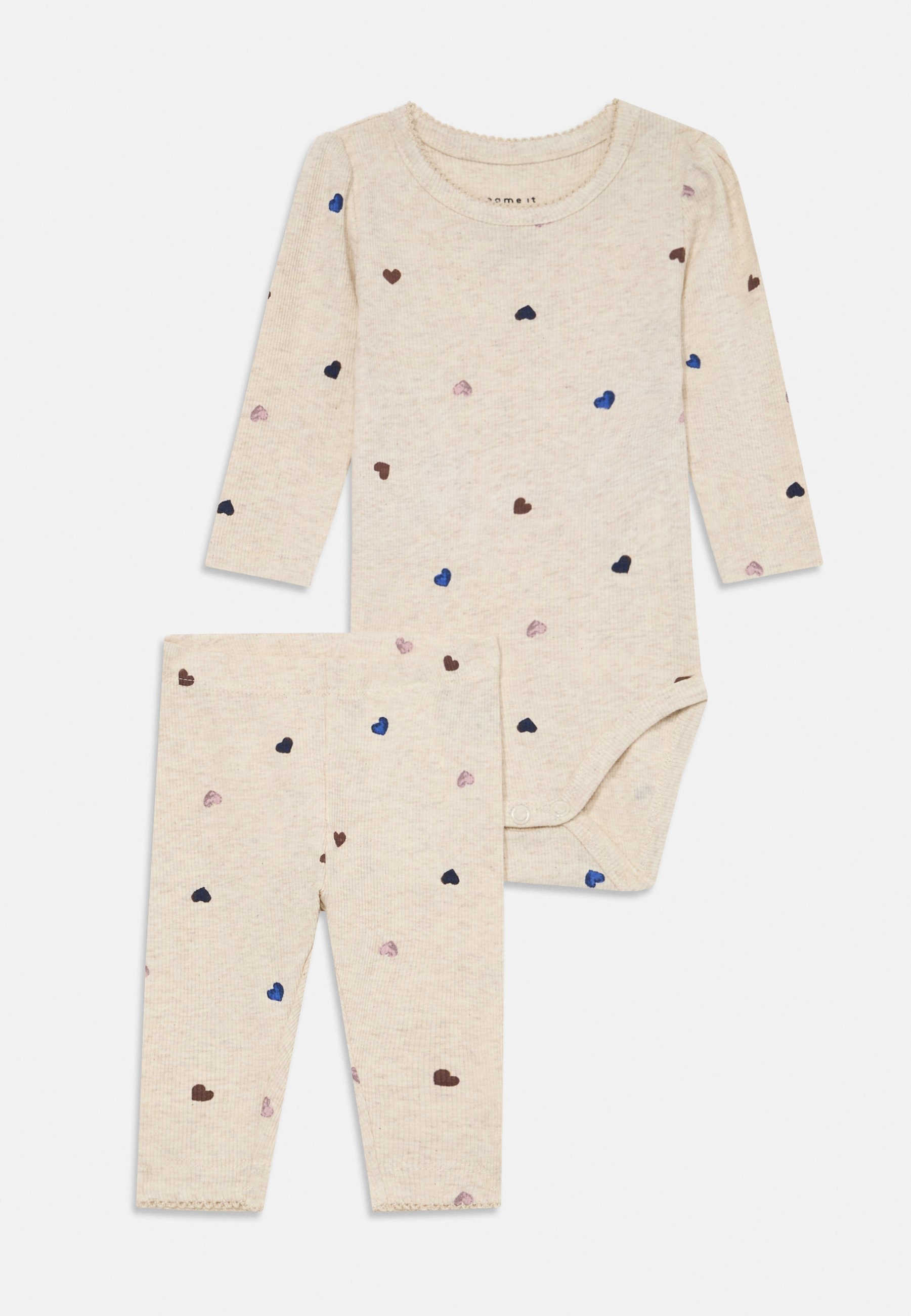 Nommez-le NBFNUTTI SET - Leggings - Pantalon - mélange peyote