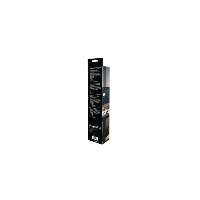Protector contra sobretensiones Monster Cable MFG4000 negro de 4 tomas