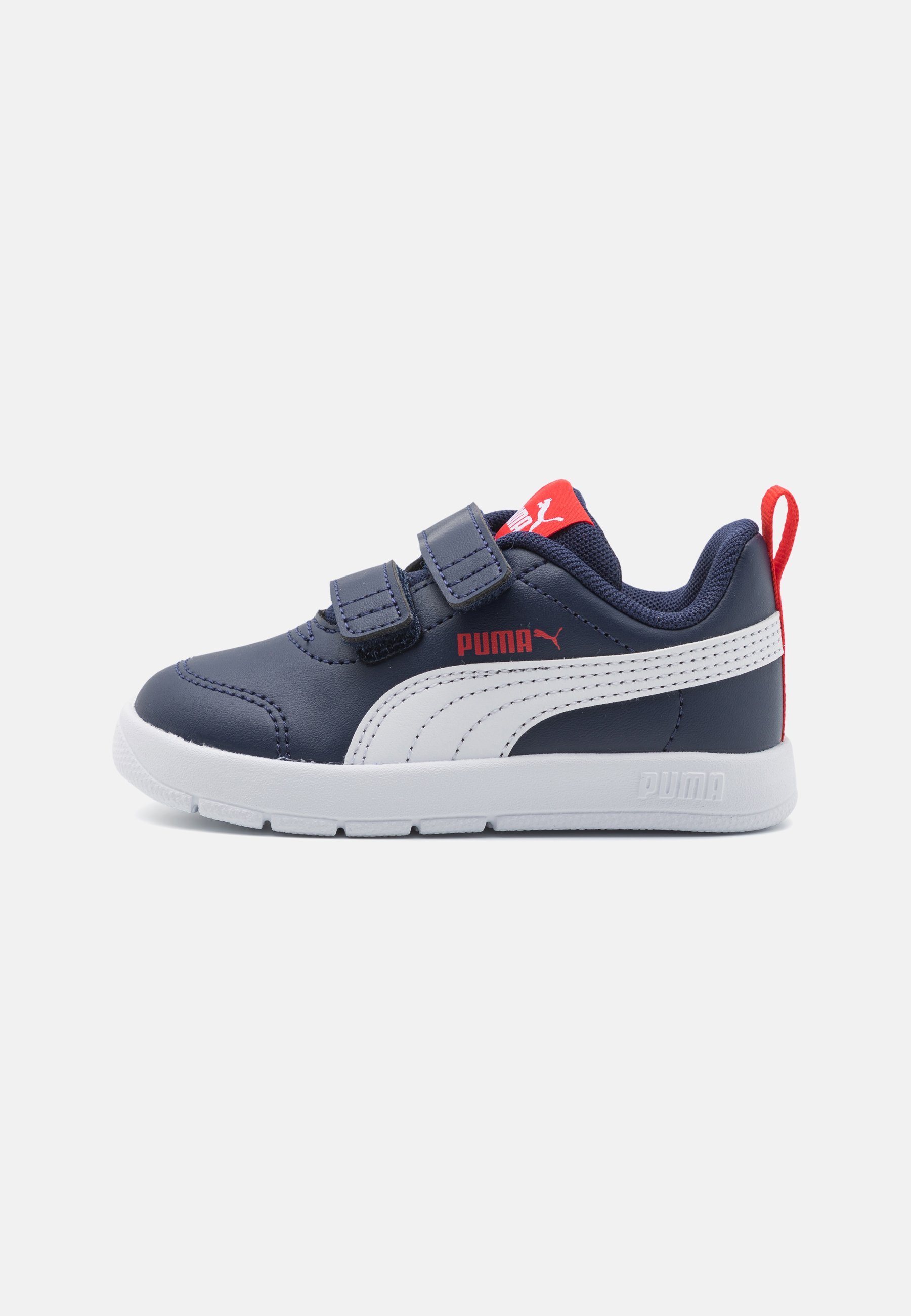 Puma COURTFLEX – Walking-Sneaker – Marineblau/Weiß/Rot