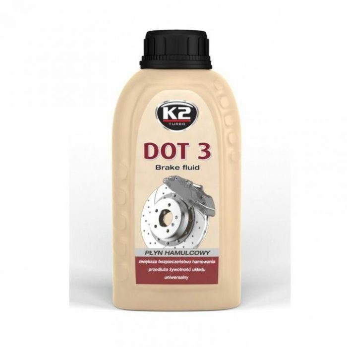 K2 - T123 - Líquido de frenos con certificado DOT 3, 250 ml