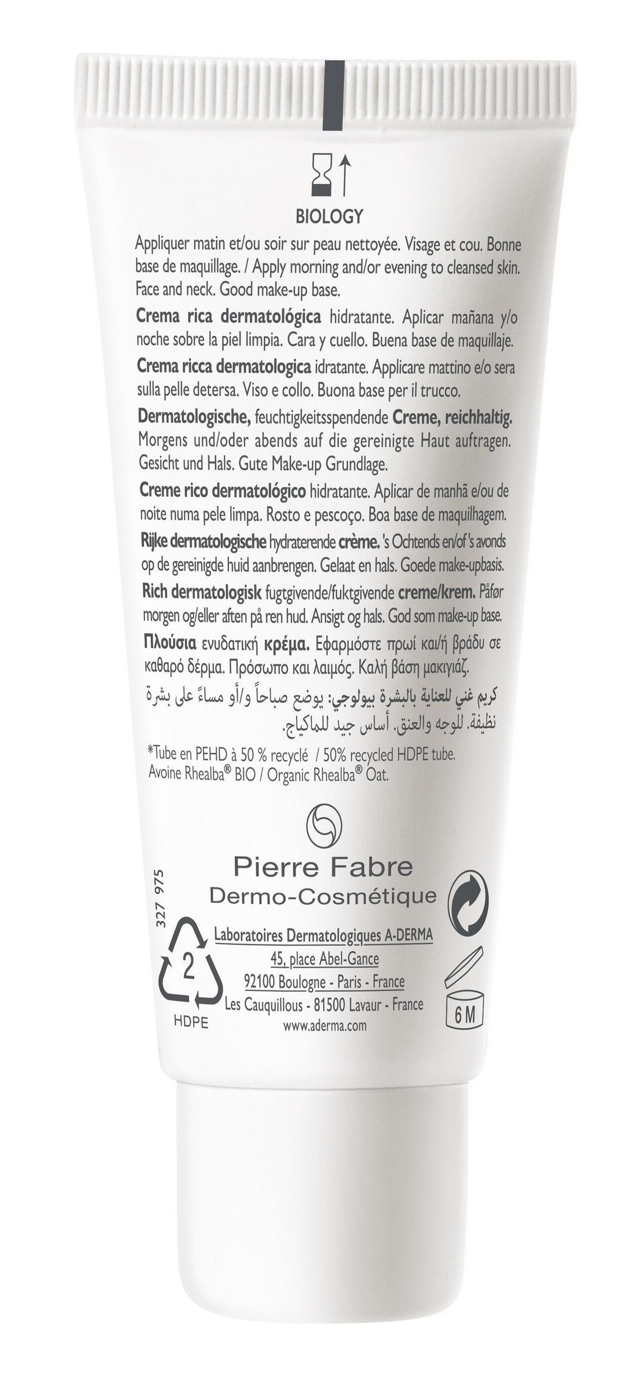 Biology Rich Cream Sejas mitrinātāji no aptiekas