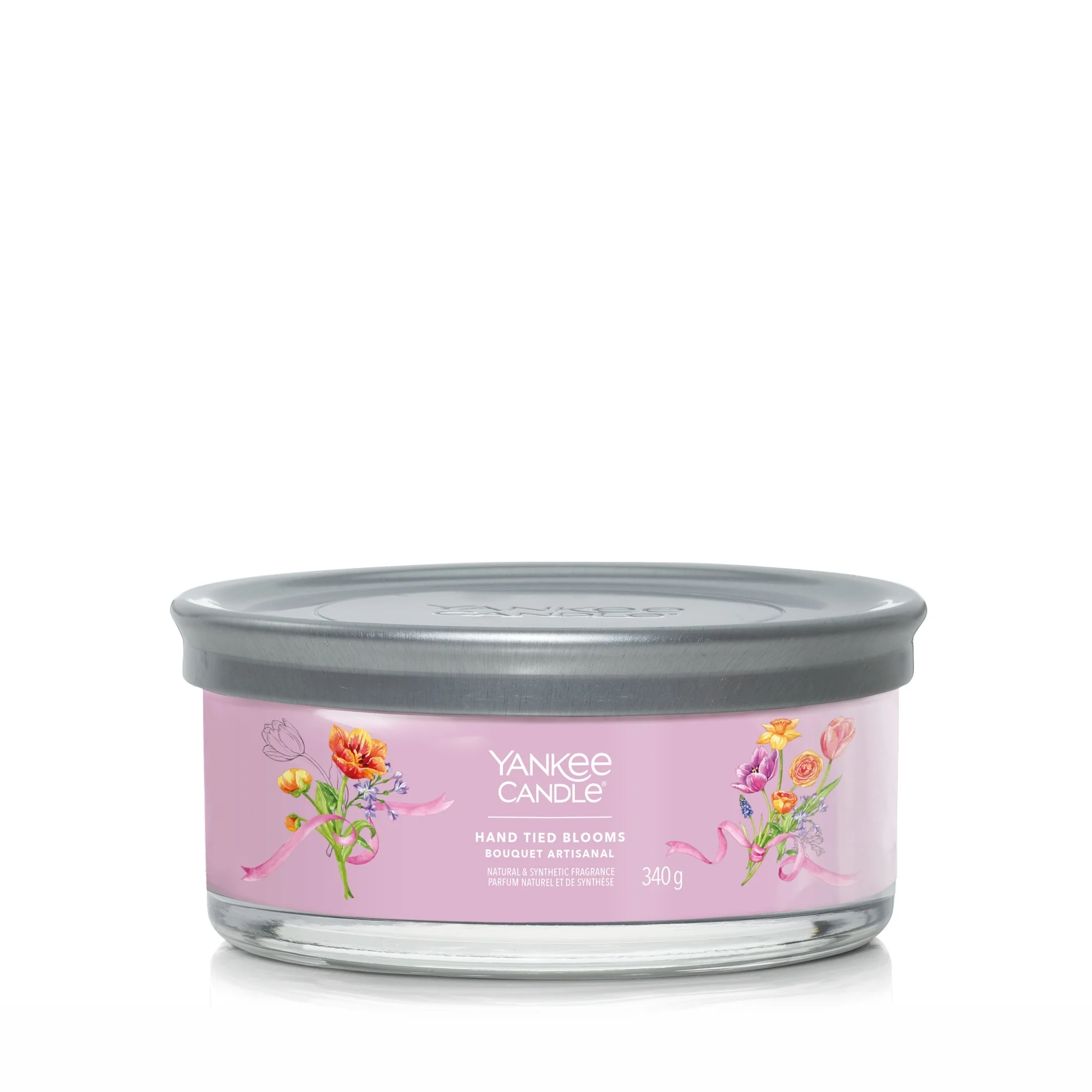 Signature Tumbler Candles Hand Tied Blooms - Candela Profumata
