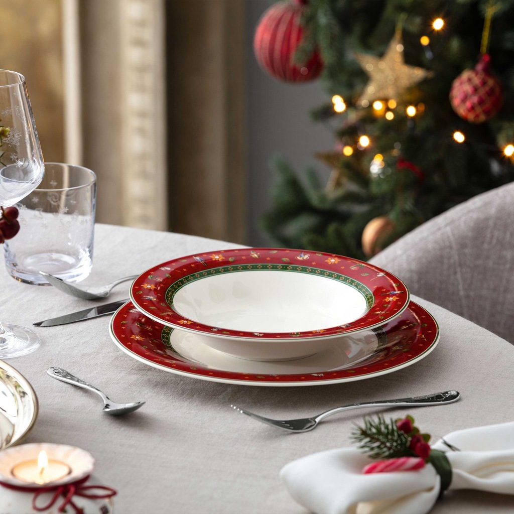 Villeroy & Boch gili lėkštė, raudona, „Toy's Delight“ specialūs pasiūlymai - 1 vnt.