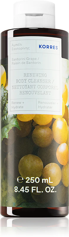 Gel de Banho Revitalizante Uva Santorini da Korres
