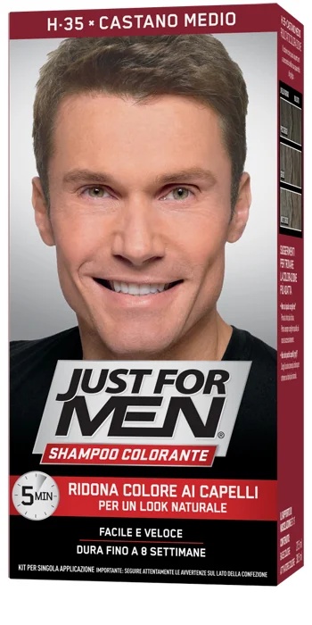 JUST FOR MEN Shampoing colorant Just for Men pour hommes Châtain moyen
