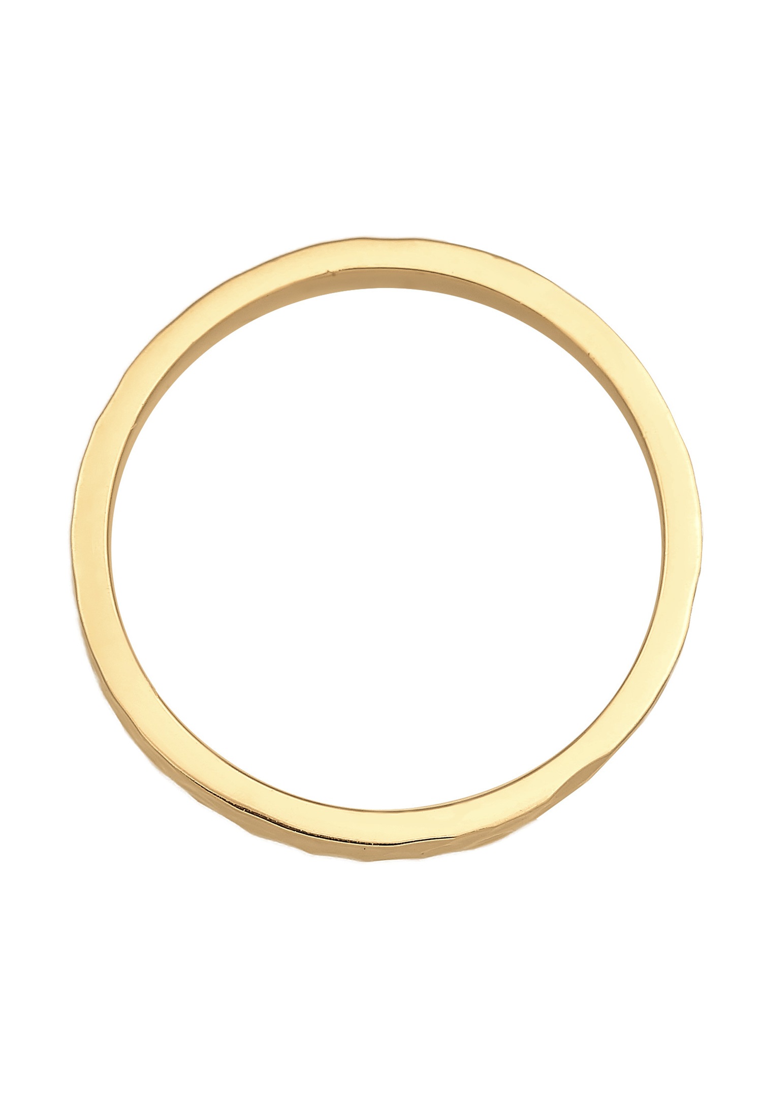 Elli Femmes Pinky Promise de Base Martelé en argent sterling 925