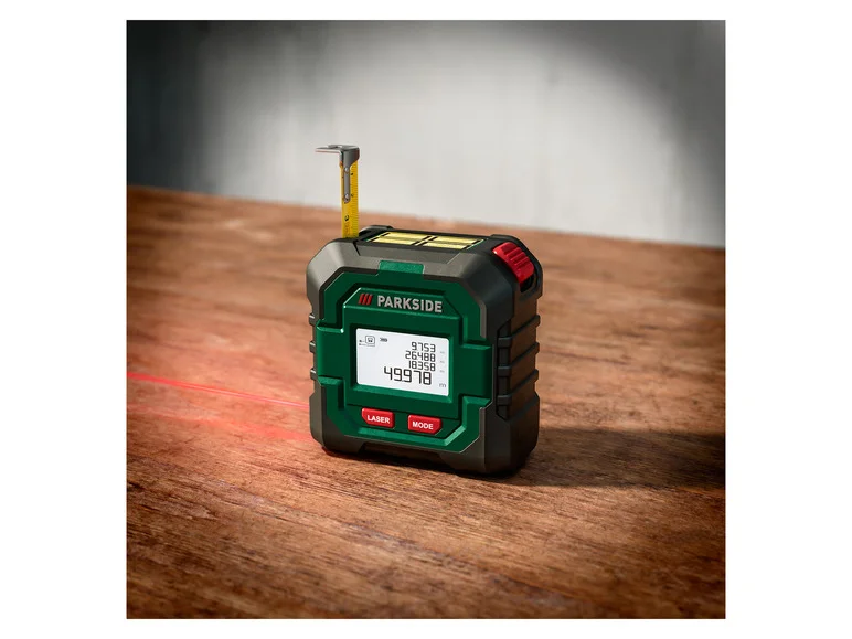 PARKSIDE® Trådløs lasertelemetri med PLMB 4 C2 målebånd, 50 m