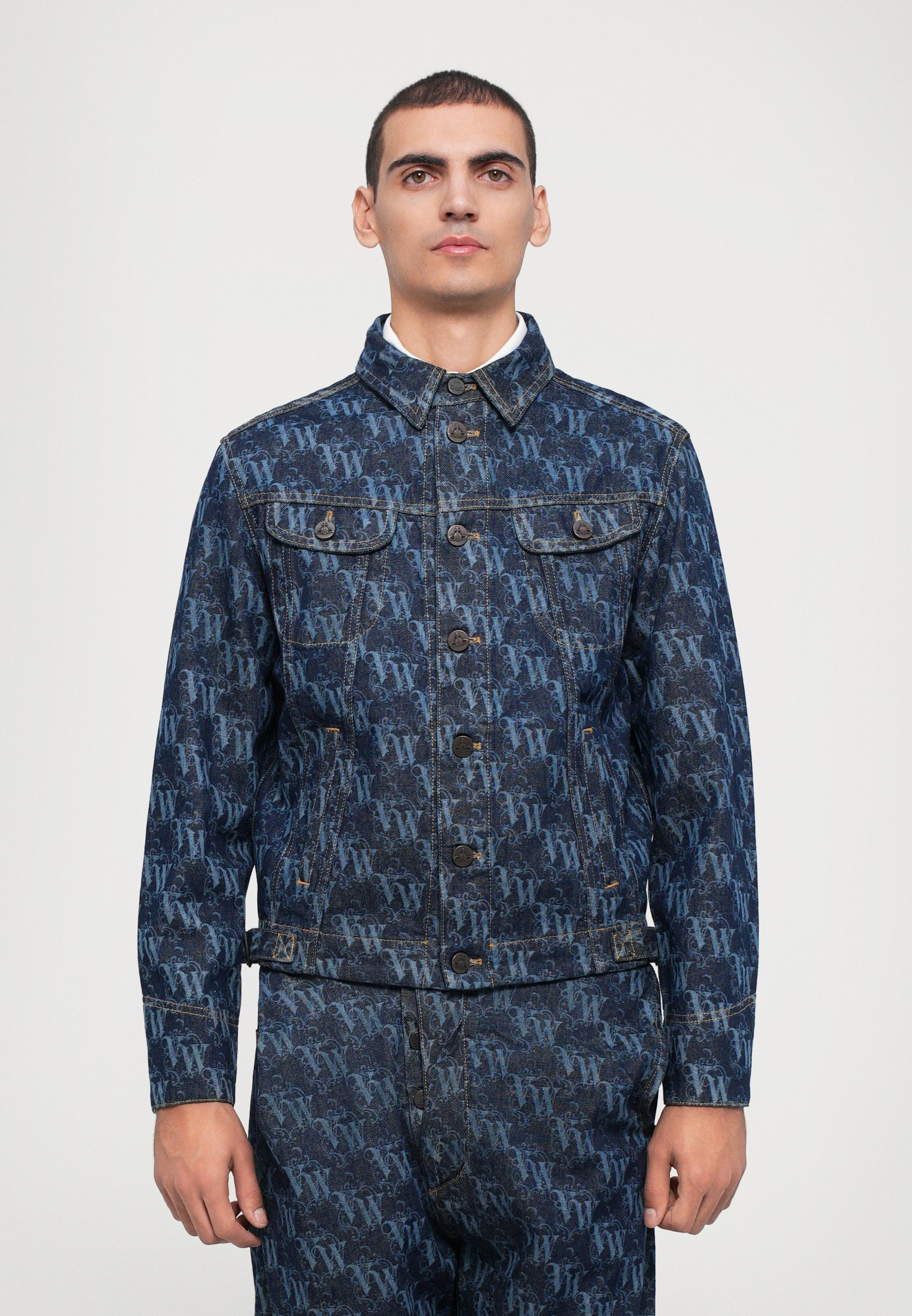 Vivienne Westwood STORMRIDER JACKET - Spijkerjas - donkerblauwe denim