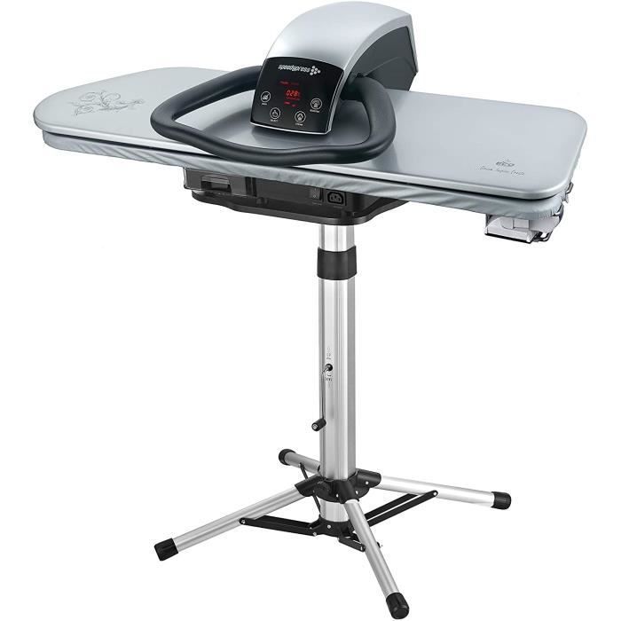 Speedypress 80HD-S Professionelle Dampfbügelpresse, Silber, 2600 Watt, Hochleistungsausführung, 81 cm + Ständer