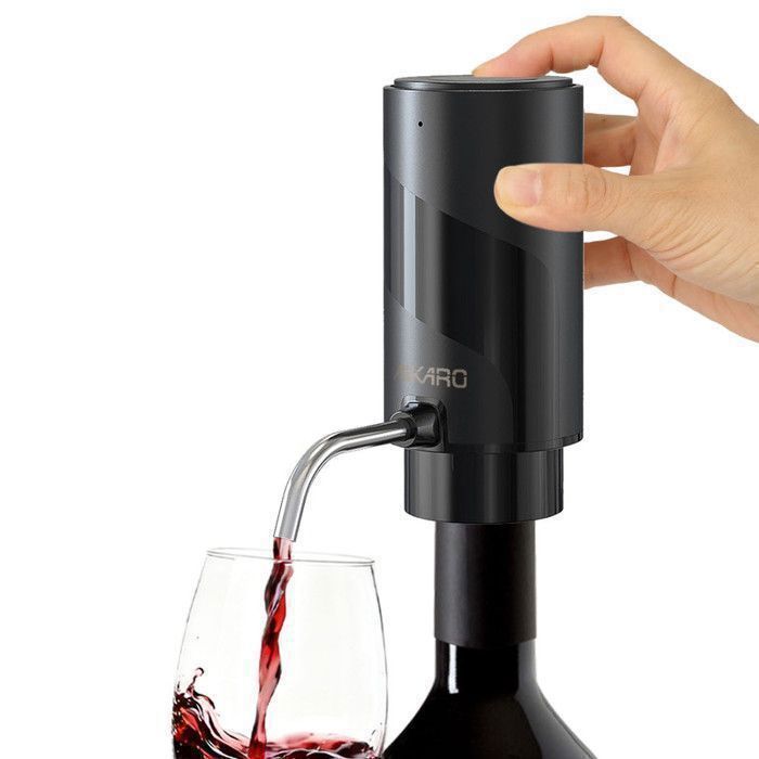 AIKARO - Aerador de Vinho Elétrico, Dosador Automático de Vinho, Recarregável