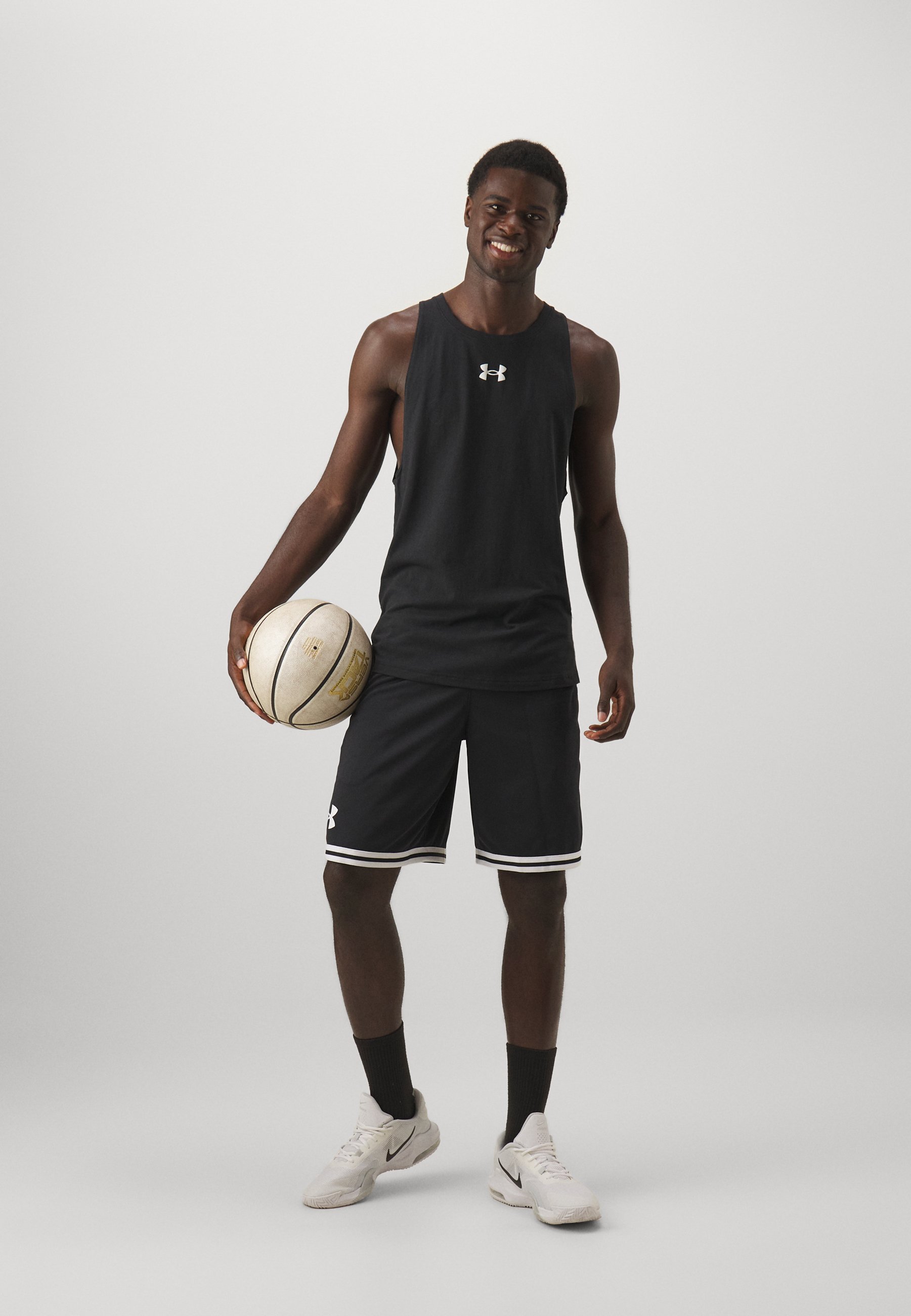 Under Armour ZONE - Top - zwart/wit