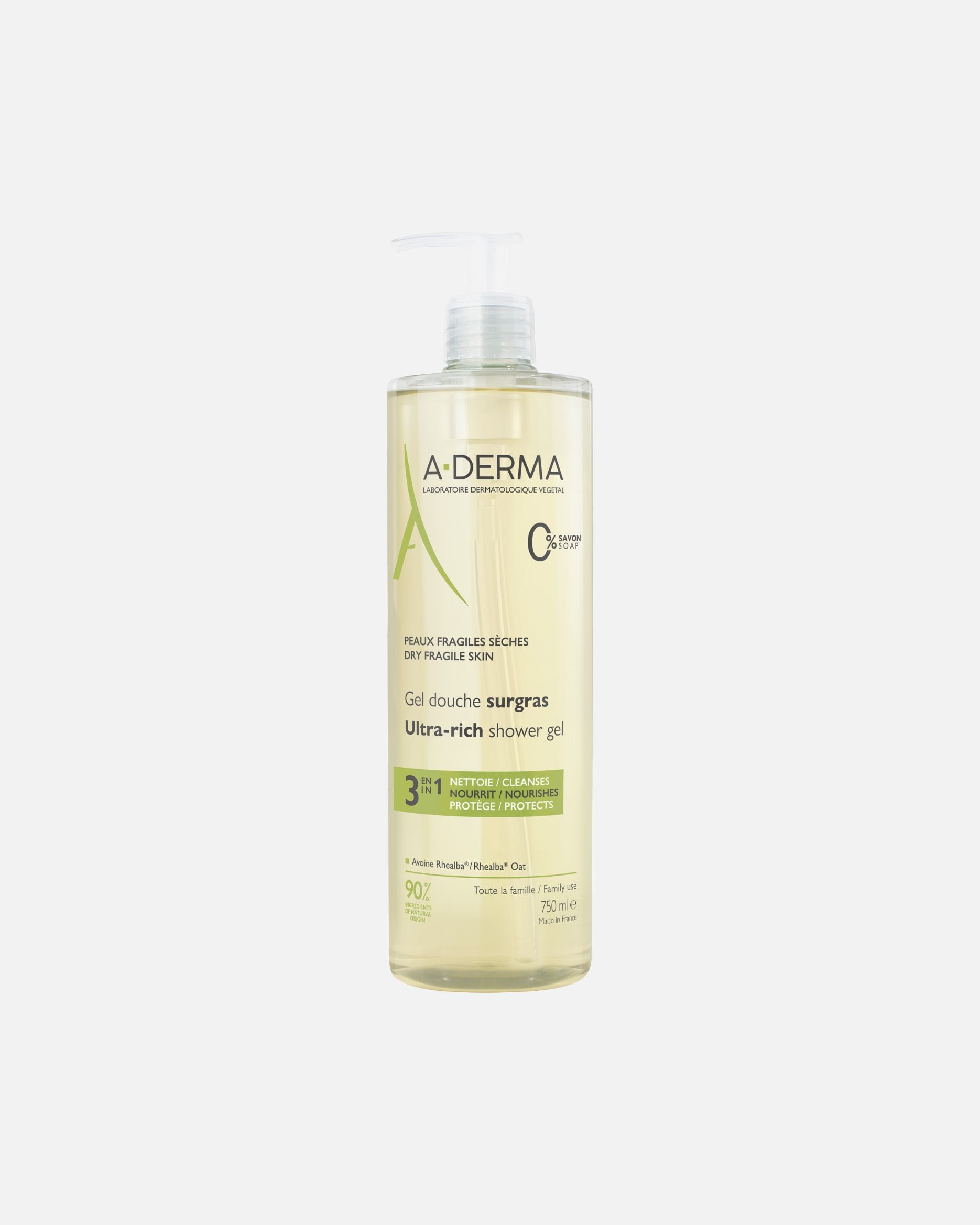 A-DERMA Ultra-Bohatý sprchový gél - 500 ml