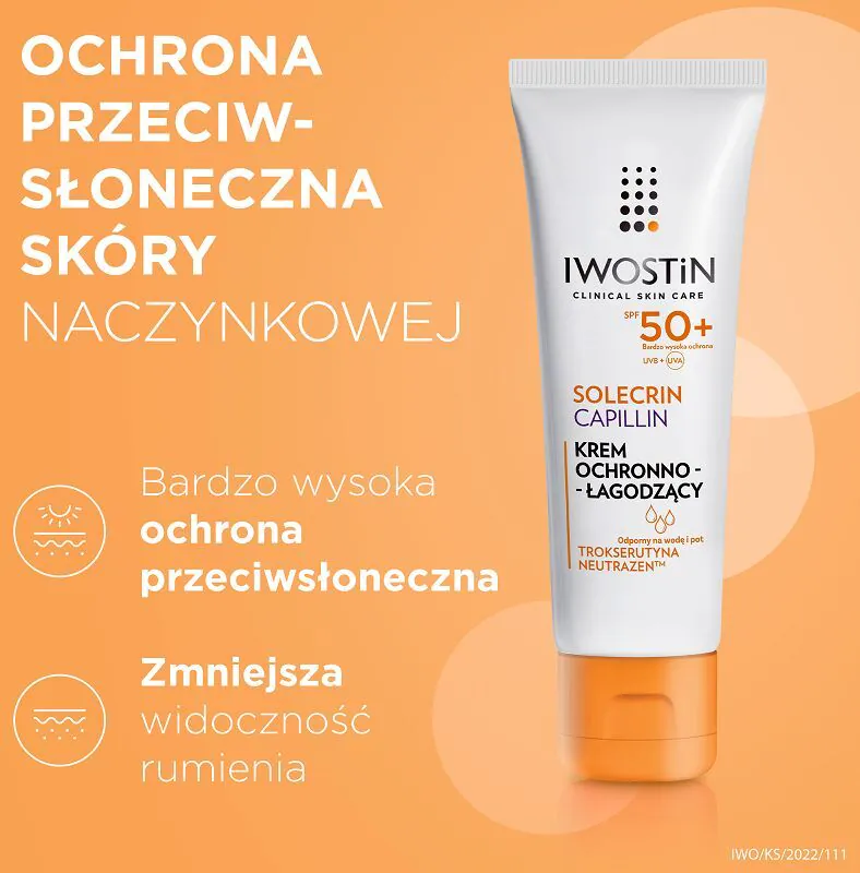 Iwostin Solecrin Capillin Krem ochronny SPF 50+