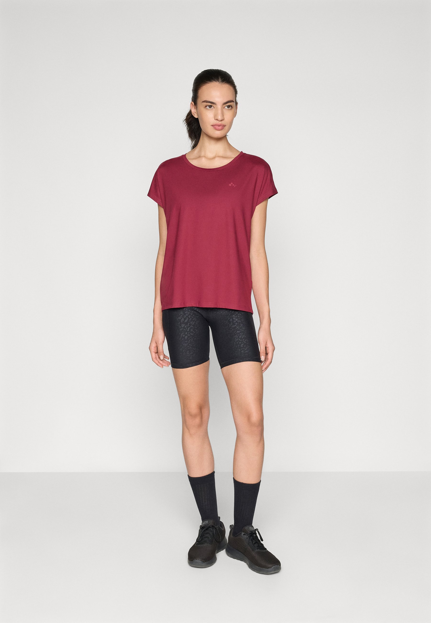 ONLY Play ONPAUBREE LIFE ON BAT LOOSE - Tricou sport - rododendron