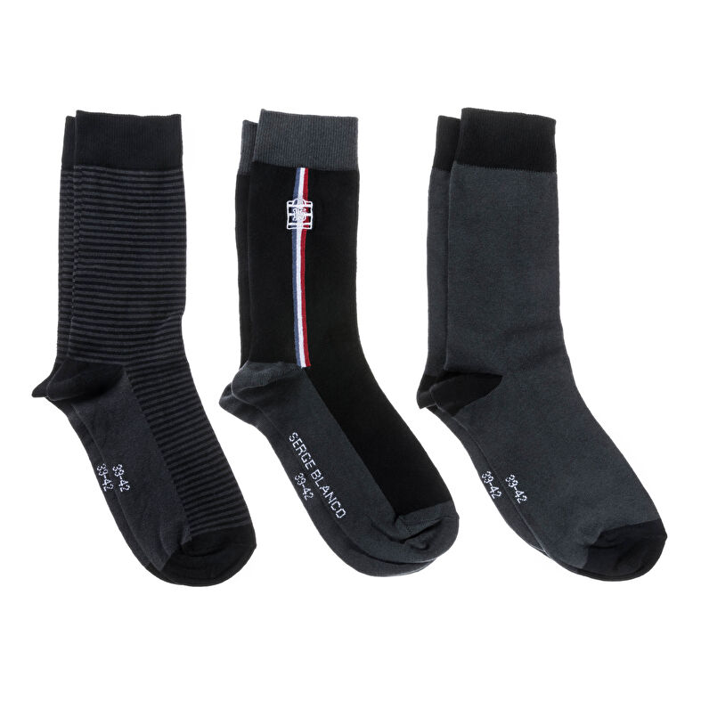 Schwarze Socken und Strumpfhosen für Herren