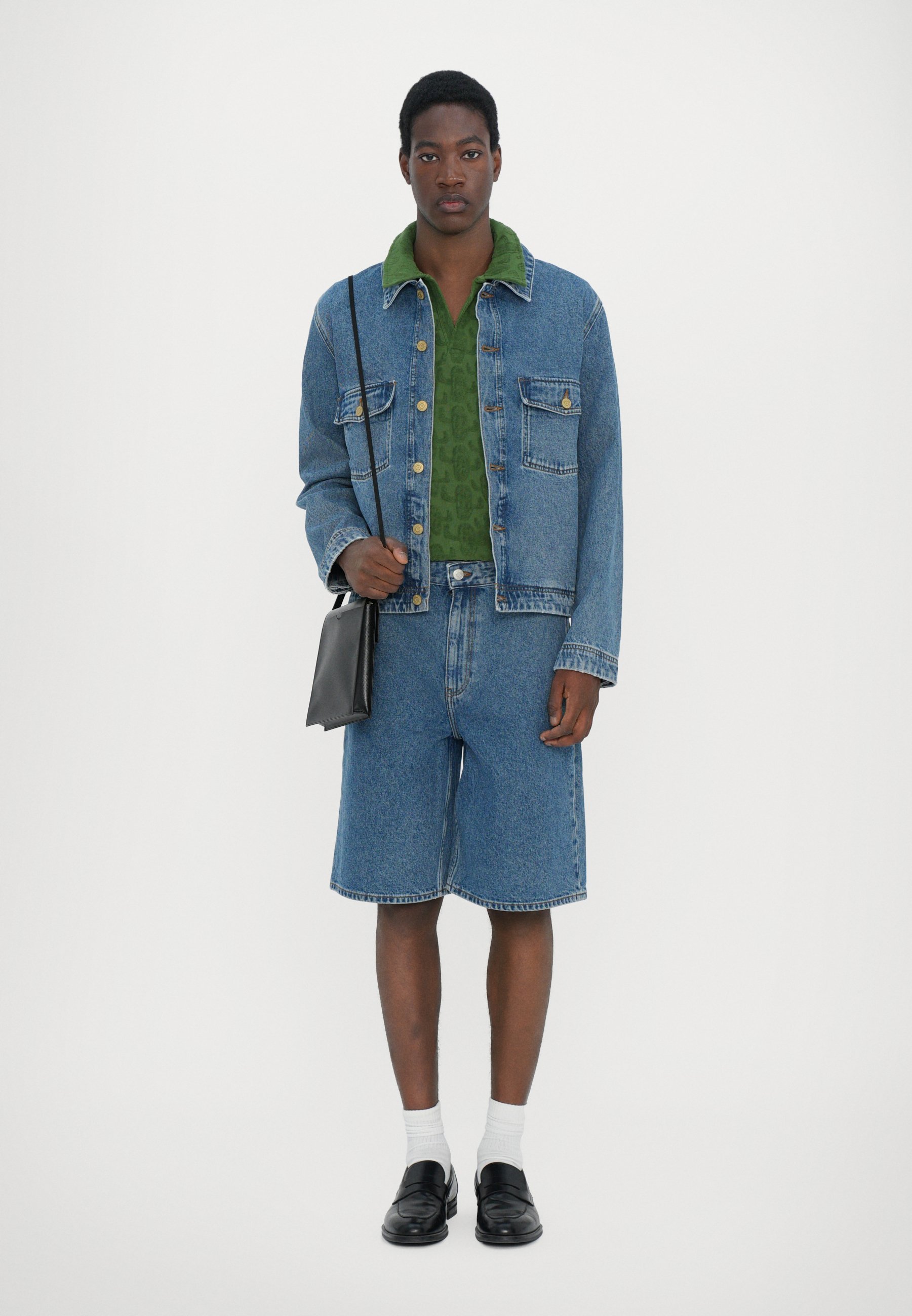 Won Hundred KYLE - Denim shorts - gemêleerd blauw