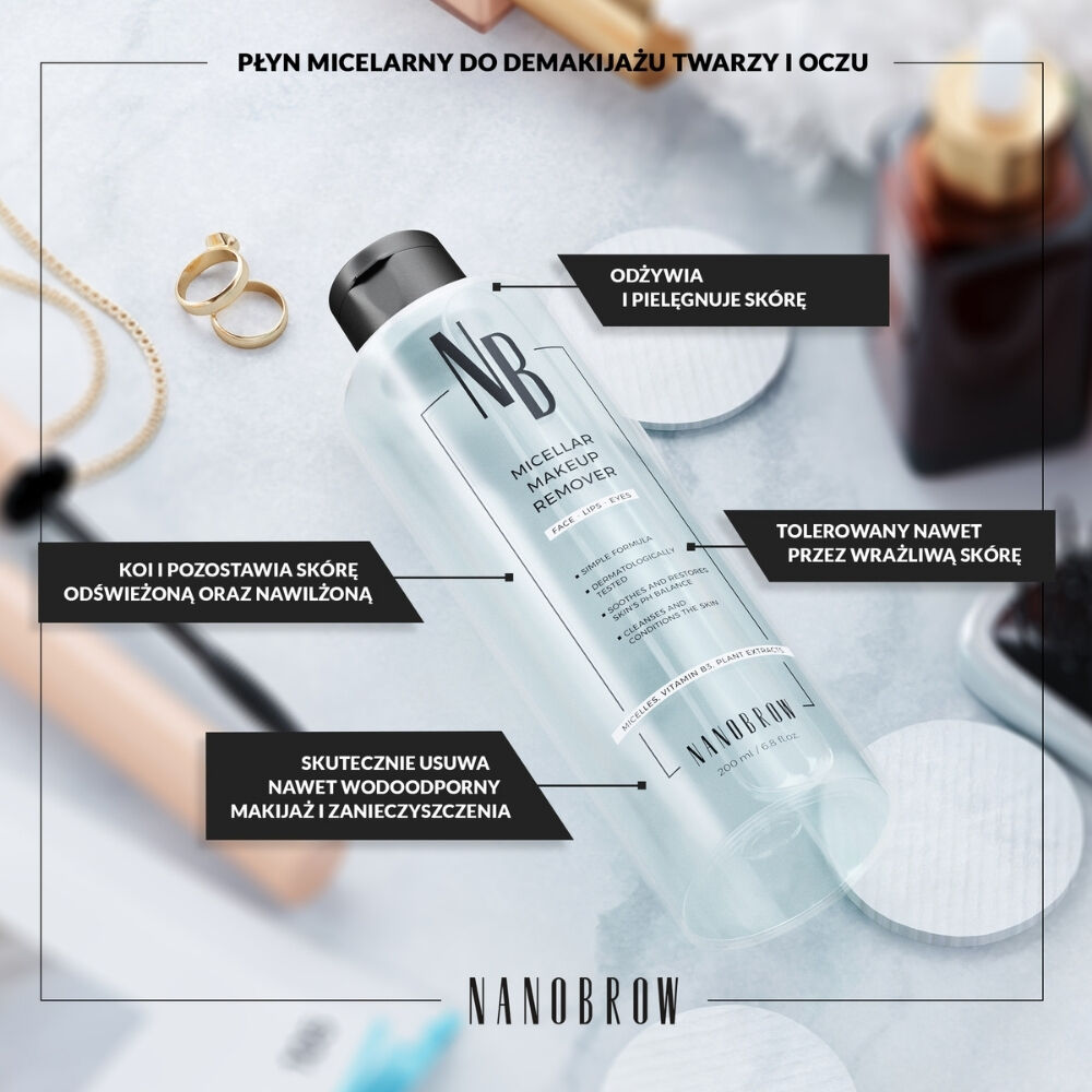 Nanobrow Micellar Makeup Remover
