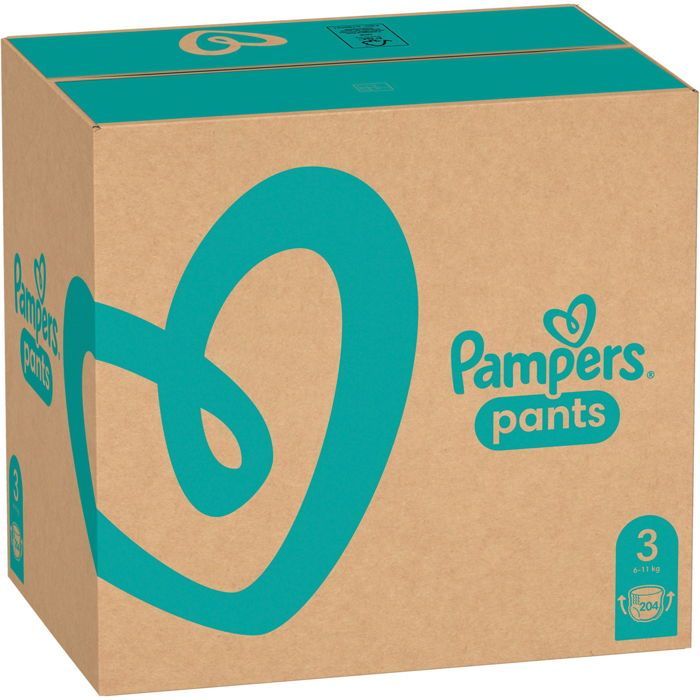 PAMPERS Pants Vel. 3 (204 ks)