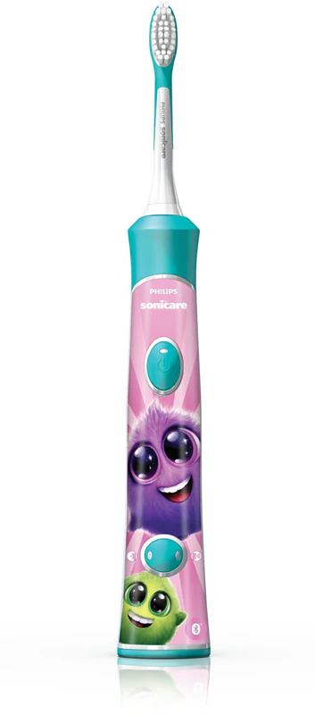 Escova de dentes elétrica sônica Philips Sonicare For Kids HX6322/04 para crianças com conexão Bluetooth.