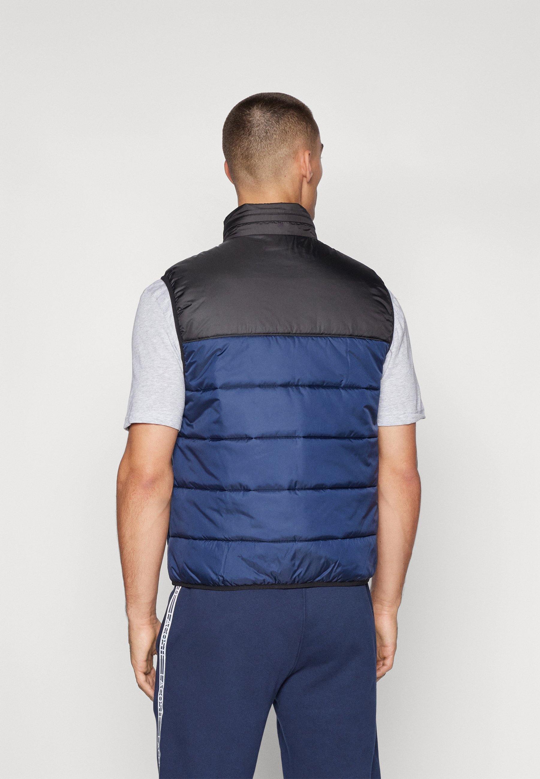 Lacoste Sport PUFFER VEST - Waistcoat - bleu marine/noir