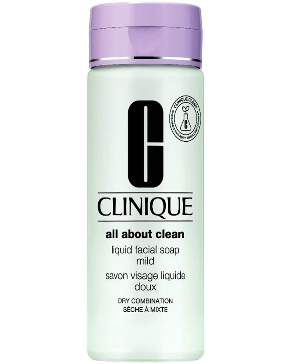 CLINIQUE ALL ABOUT CLEAN™ Savon liquide visage doux - Nettoyant type 2 - Peaux sèches à mixtes - Système en 3 étapes