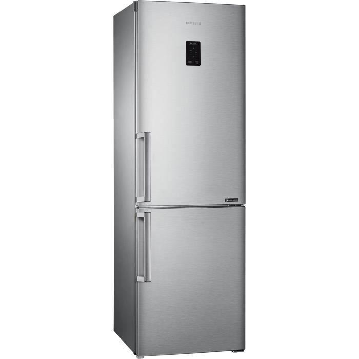 SAMSUNG RB33J3315SA 2-Door Fridge Freezer, 339L (231 + 108), 185cm, Metal Grey