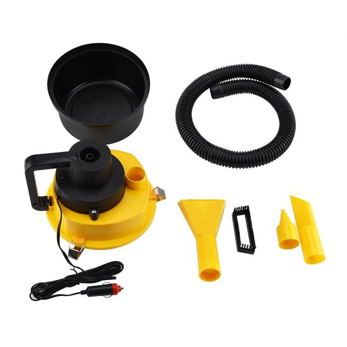 Aspiradora portátil para coche, 12V, 90W, para eliminar polvo y líquidos.
