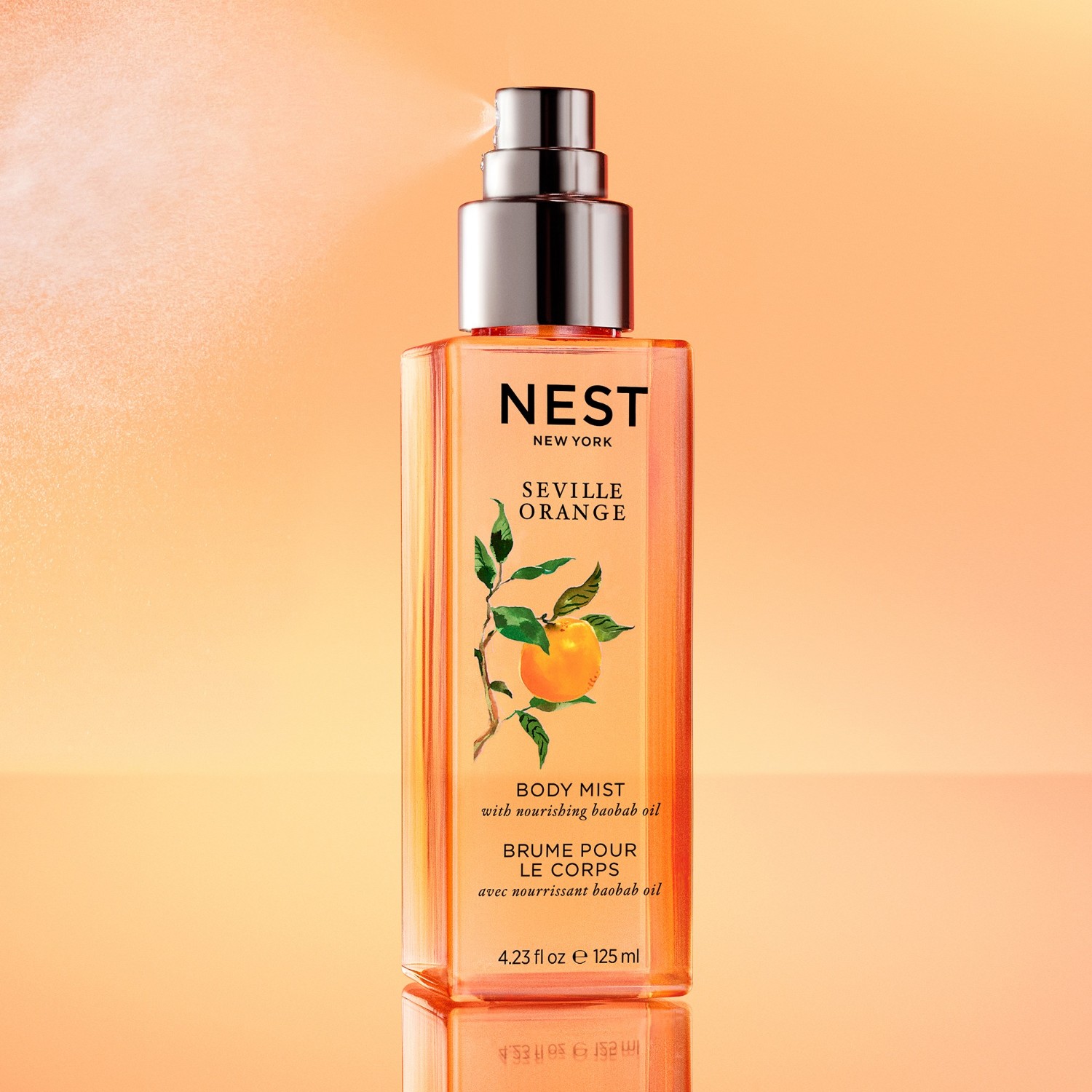 Spray corporal NEST NEW YORK Sevilla Naranja - 125 ml