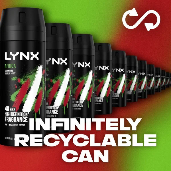 Lynx Deodorant Aerosol Bodyspray Afrika 150ml