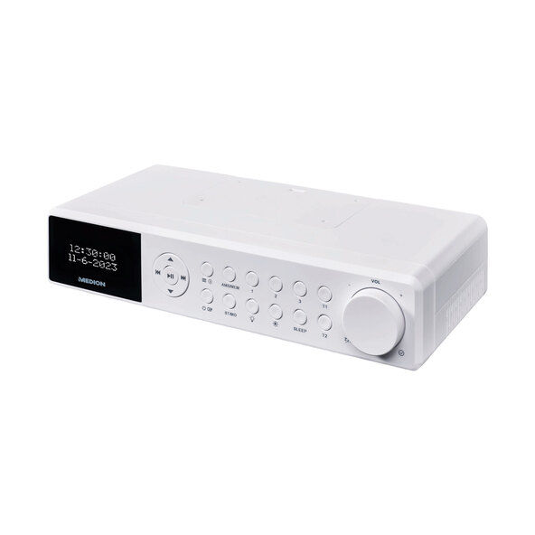 DAB kjøkkenradio (MD43660), hvit