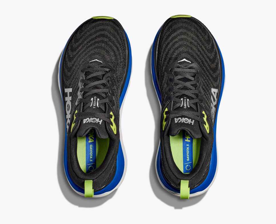 HOKA Gaviota 5 Black / Electric Cobalt