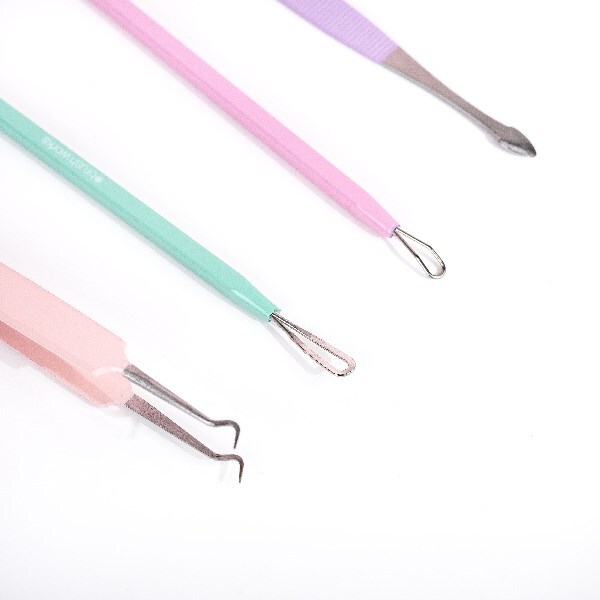 Brushworks Pastell-Set zur Entfernung von Mitessern und Hautunreinheiten