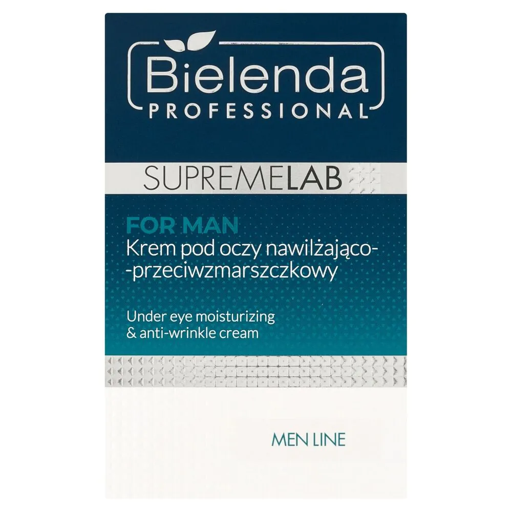Bielenda Professional Supremelab Men Line Krem pod oczy nawilżająco-przeciwzmarszczkowy