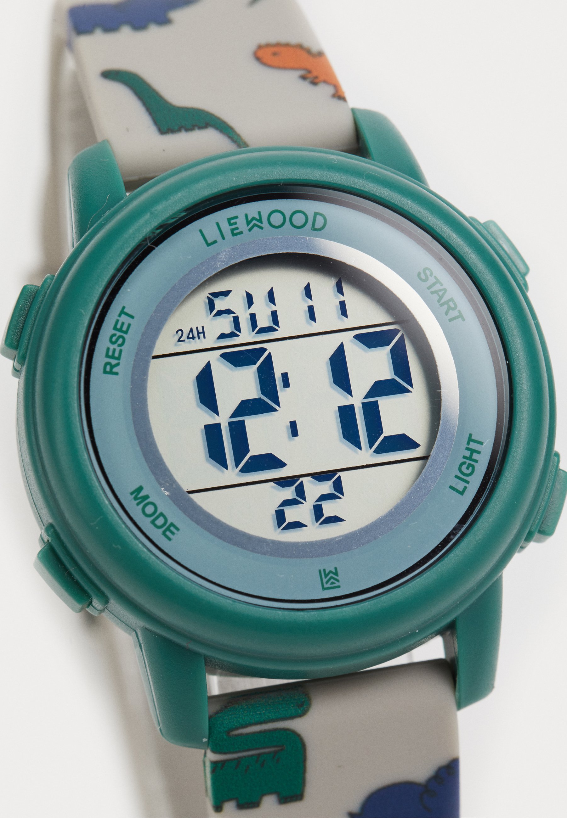 Liewood SUSSI POLSHORLOGE UNISEX - Digitaal horloge - dinosaurussen / mist