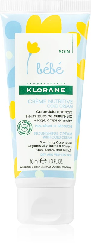 Klorane Bébé Nutrition maitinamasis kremas vaikams