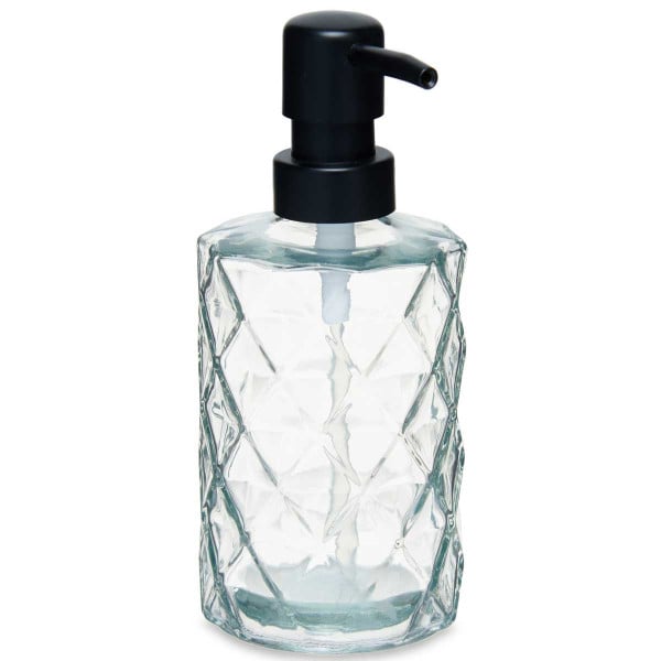 Szklany dozownik w romby, 410 ml