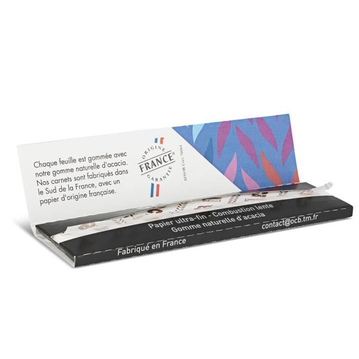 feuille à rouleur longues ocb slim premium x 10