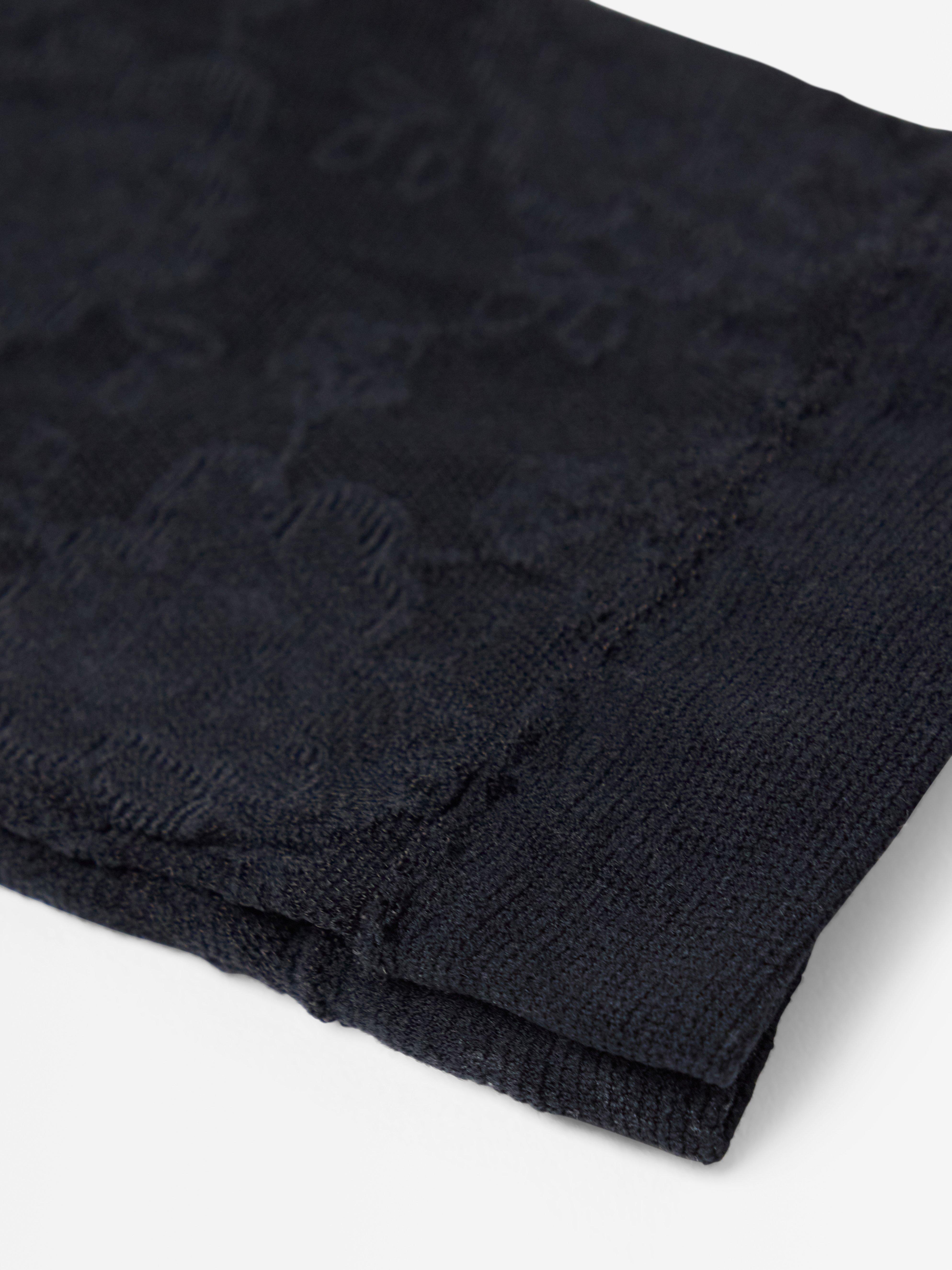 Caprileggings de 40 deniers, color negro.