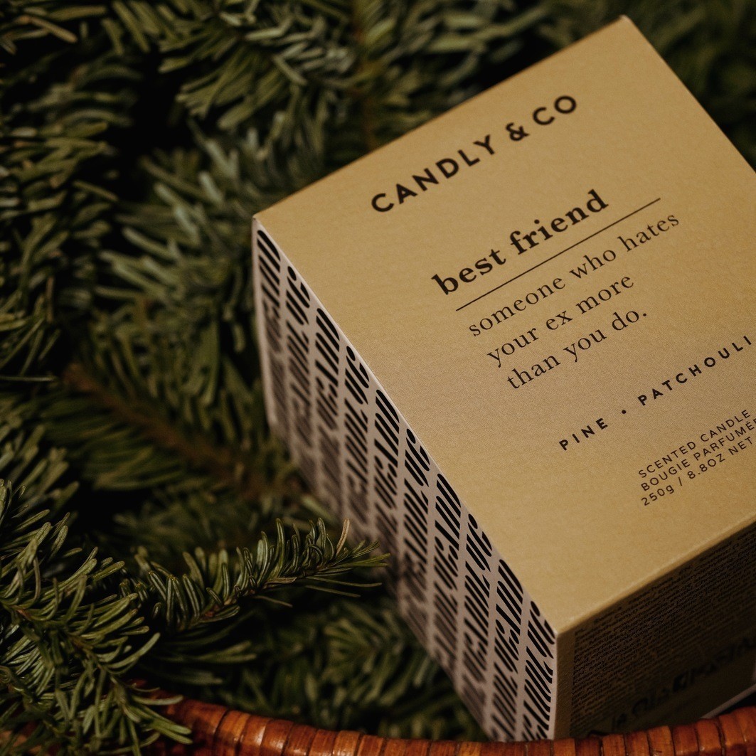 Candly&Co Bougie No.4 BEST FRIEND Someone who hates your ex more than you do.