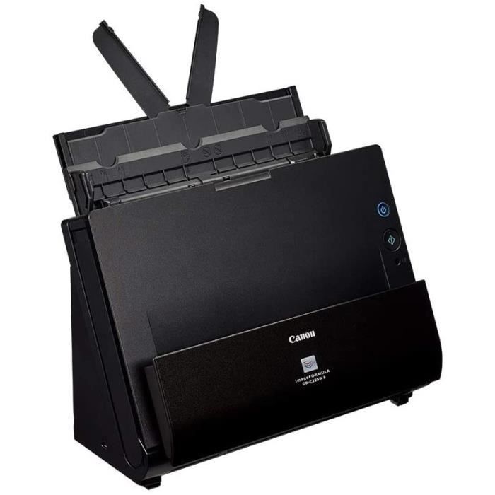 Scanner de documents CANON imageFORMULA DR-C225 II WiFi Recto/Verso - Noir - 25 ppm - 600 dpi x 600 dpi
