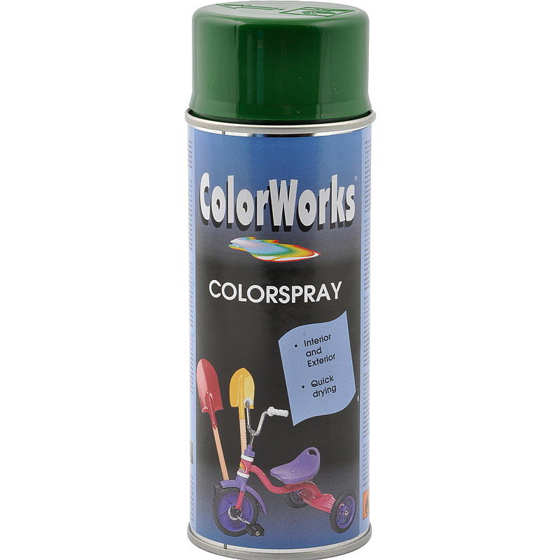 Pintura en aerosol ColorWorks 400 ml Verde Colorworks